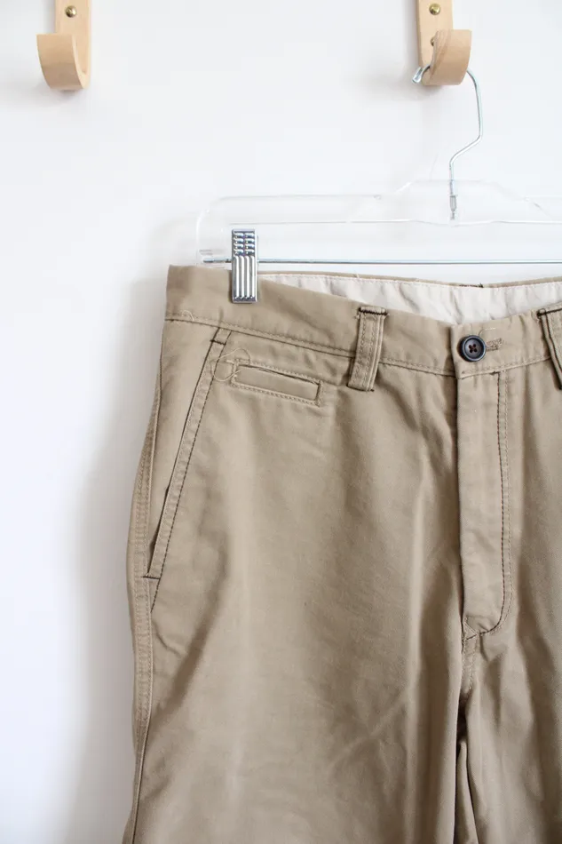 Haggar Haggar Life Khaki Live Comfortable Relaxed Straight Khaki Pants 32X30 Earrings