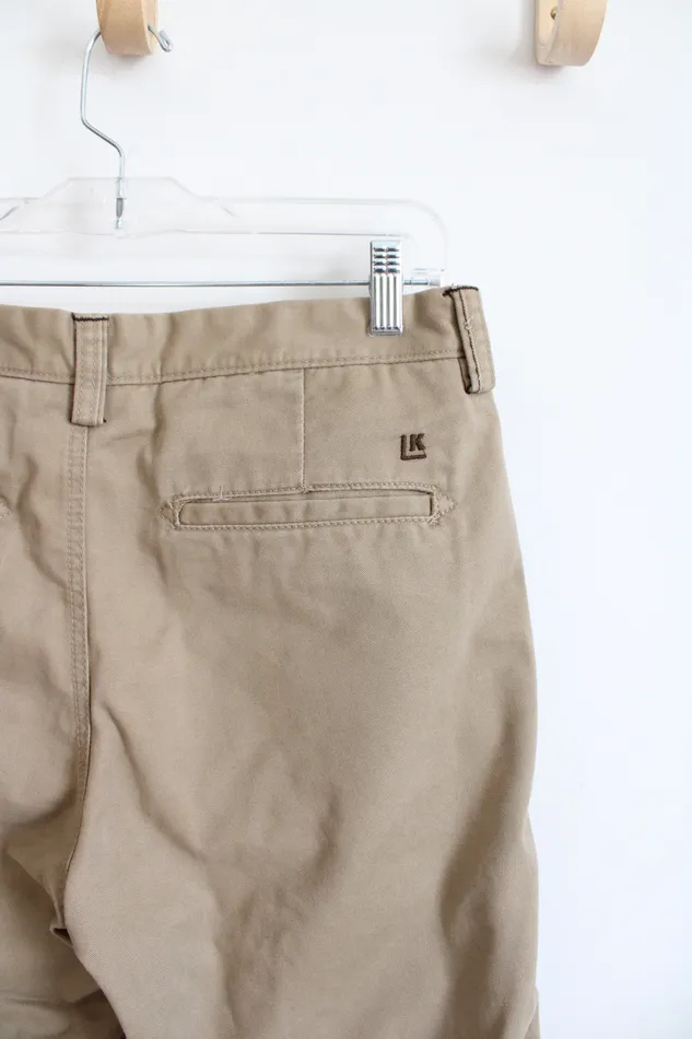 Haggar Haggar Life Khaki Live Comfortable Relaxed Straight Khaki Pants 32X30 Earrings