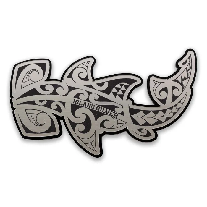 Hammerhead SilverBlack Decal ISLANDSILVER Rings