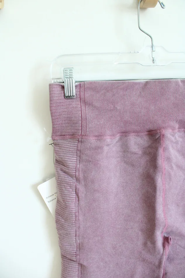 Harmony Balance Earrings NEW Harmony Balance Stretch Purple Mineral Wash Biker Shorts S