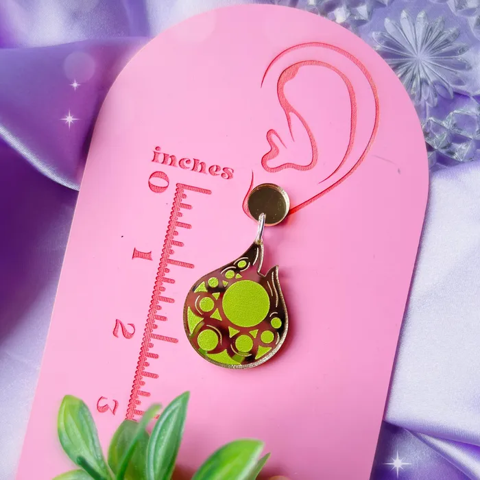 Heart Container Stamina Vessel Acrylic Dangle Earrings Studs Keychains Pins KGF Jewelry Earrings Heart Container Stamina Vessel Acrylic Dangle Earrings Studs Keychains Pins KGF Jewelry Earrings