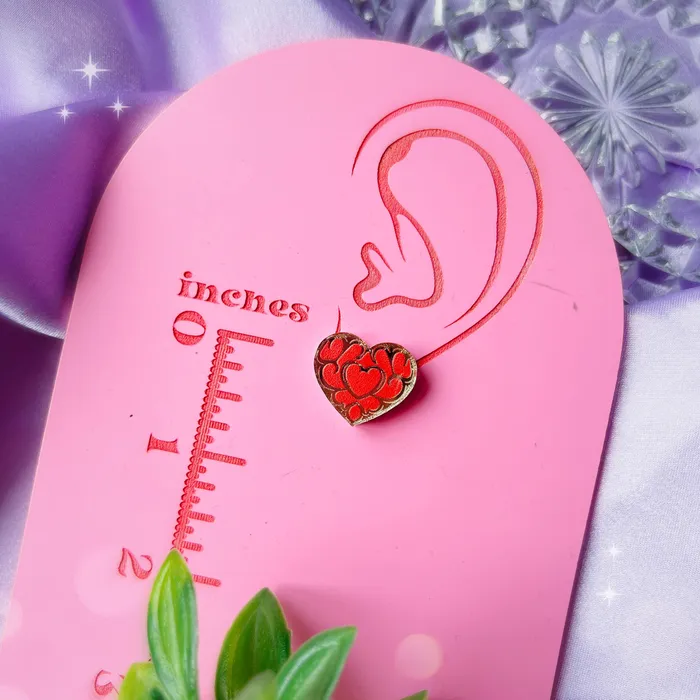 Heart Container Stamina Vessel Acrylic Dangle Earrings Studs Keychains Pins KGF Jewelry Earrings Heart Container Stamina Vessel Acrylic Dangle Earrings Studs Keychains Pins KGF Jewelry Earrings
