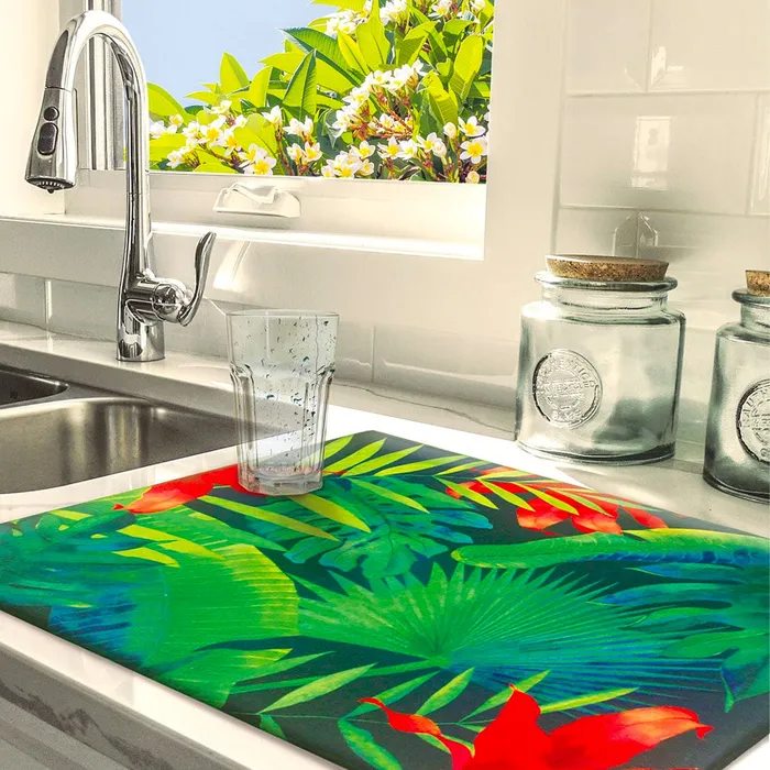 Hidden Paradise Microfiber Drying Mat MADDENCORP Earrings