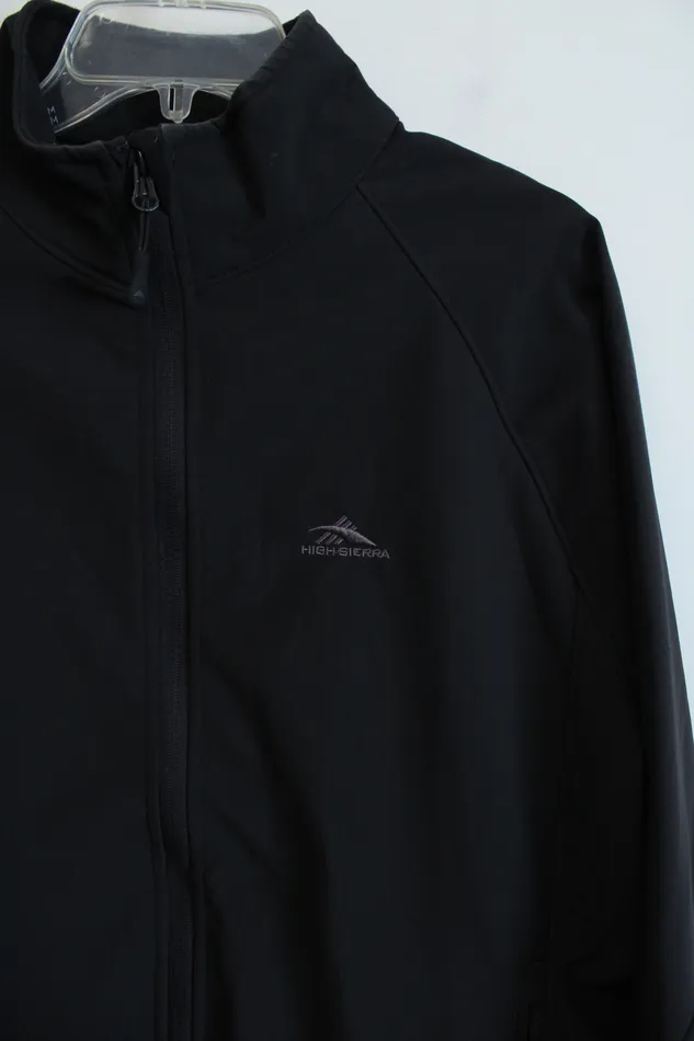 High Sierra Black Fleece Lined Jacket XL High Sierra Rings