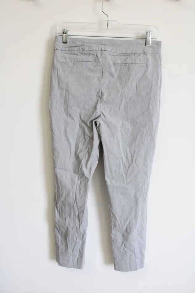 Hilary Radley Necklaces Hilary Radley Light Gray Stretch Pant M