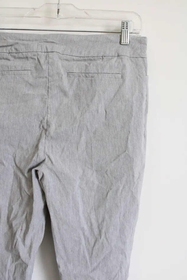 Hilary Radley Necklaces Hilary Radley Light Gray Stretch Pant M
