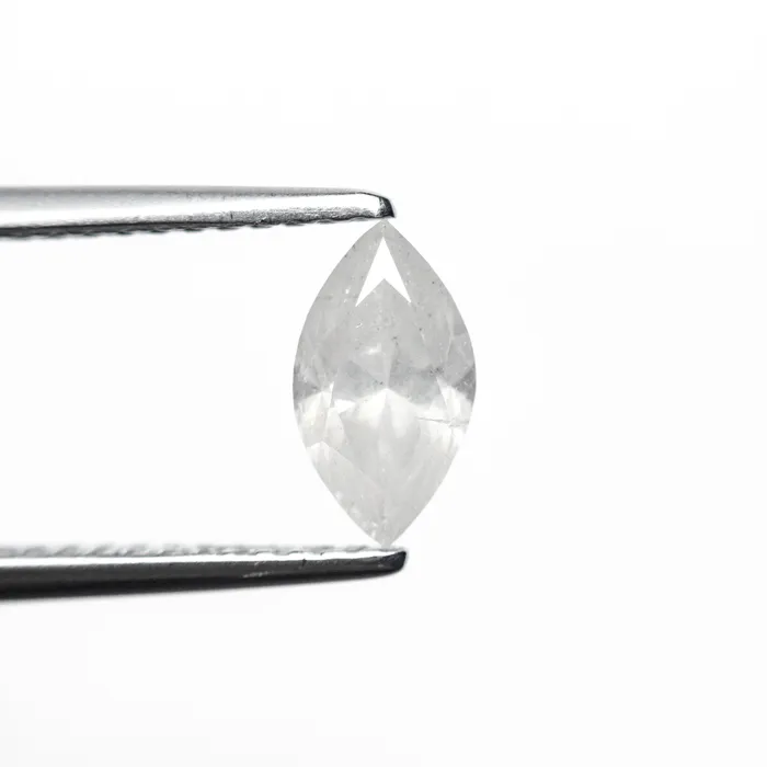 Icy Brilliant Diamond 073ct Marquise Misfit Diamonds Earrings