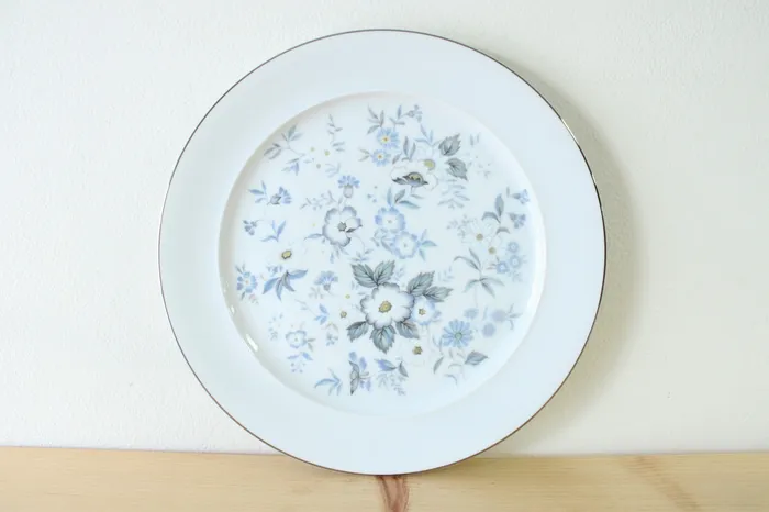 Imoco Rings Imoco Fine China No 2244 Blue Floral Dinner Plate 10