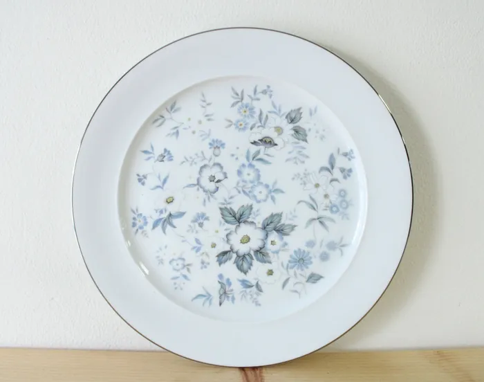 Imoco Rings Imoco Fine China No 2244 Blue Floral Dinner Plate 10