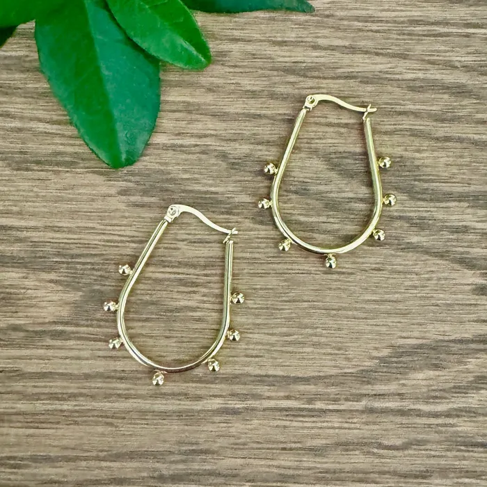iszi ONLINE Ethnic Hoop Earrings Earrings