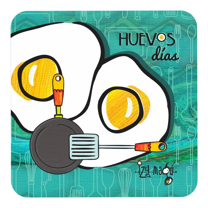 Izy Magu Drink Coasters Set 4 Izy Magu Earrings
