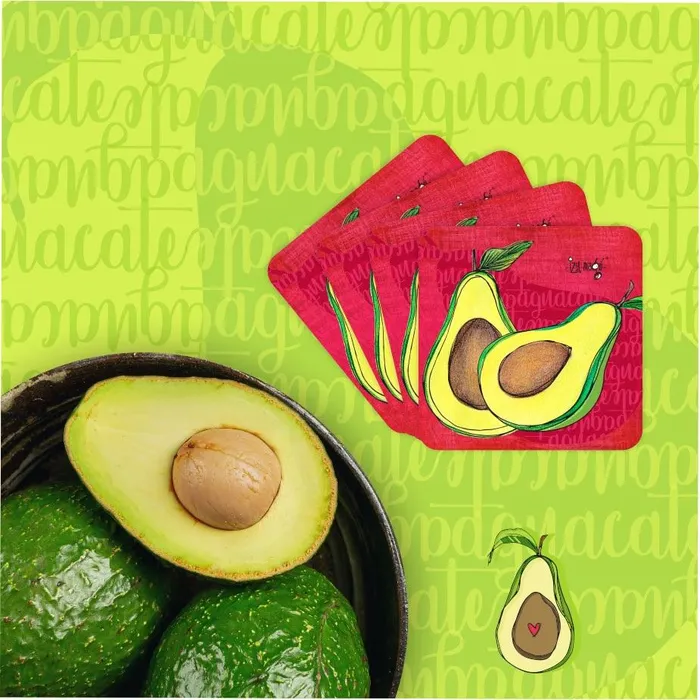 Izy Magu Drink Coasters Set 4 Izy Magu Earrings