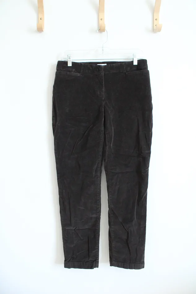 JJill Earrings JJill Brown Corduroy Pants 6 Petite