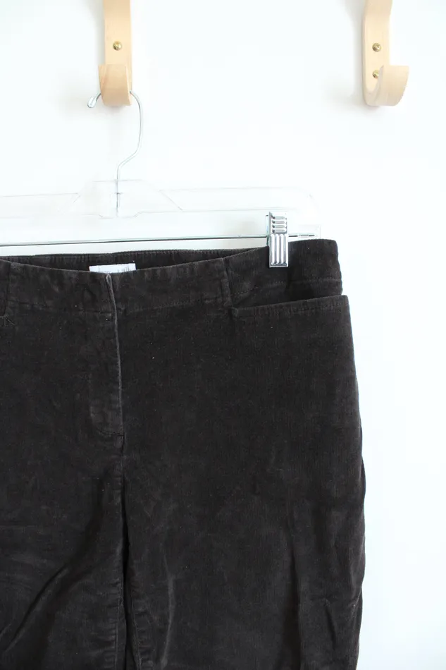 JJill Earrings JJill Brown Corduroy Pants 6 Petite