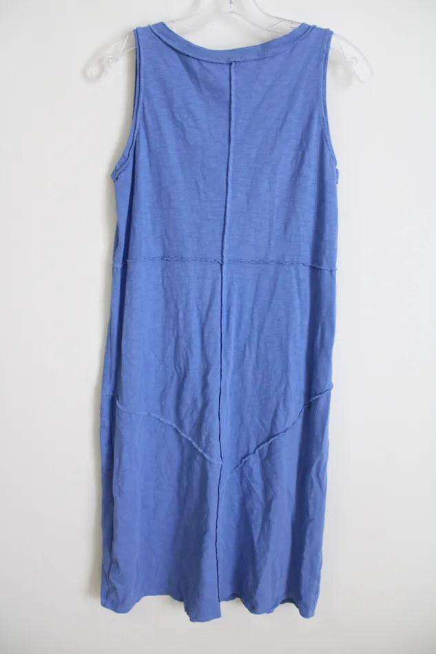 JJill Rings JJill Blue Stitched Dress XS