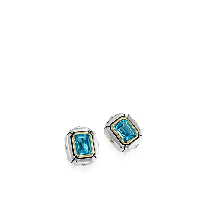 John Atencio Earrings Sahara Gemstone Stud Earrings