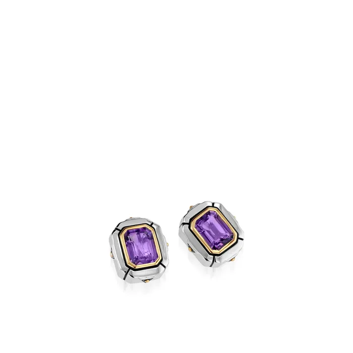 John Atencio Earrings Sahara Gemstone Stud Earrings