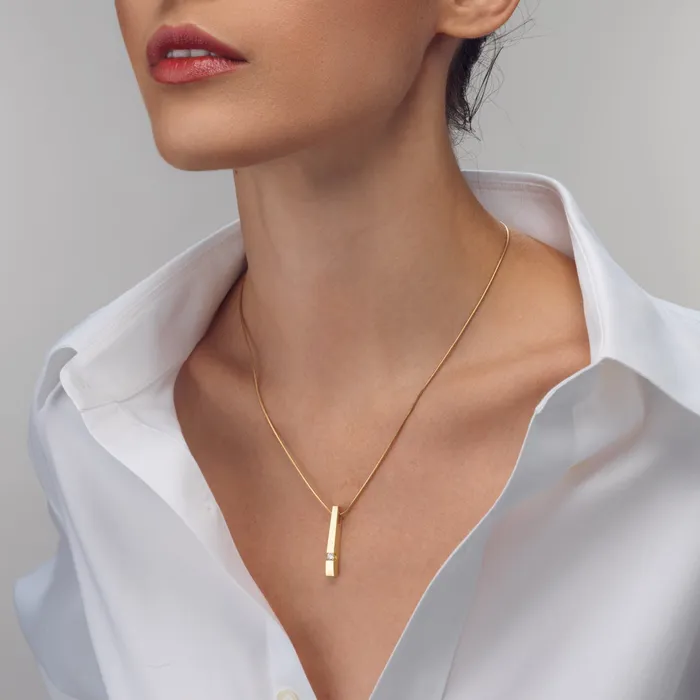 John Atencio Necklaces Originate Diamond Pendant Necklace 14 Carat Weight