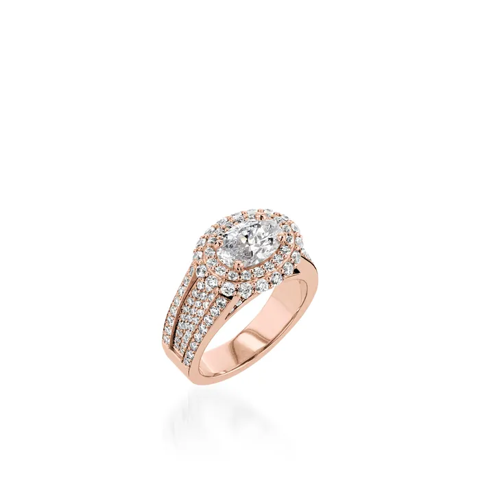 John Atencio Rings Lavish Yellow Gold Engagement Ring