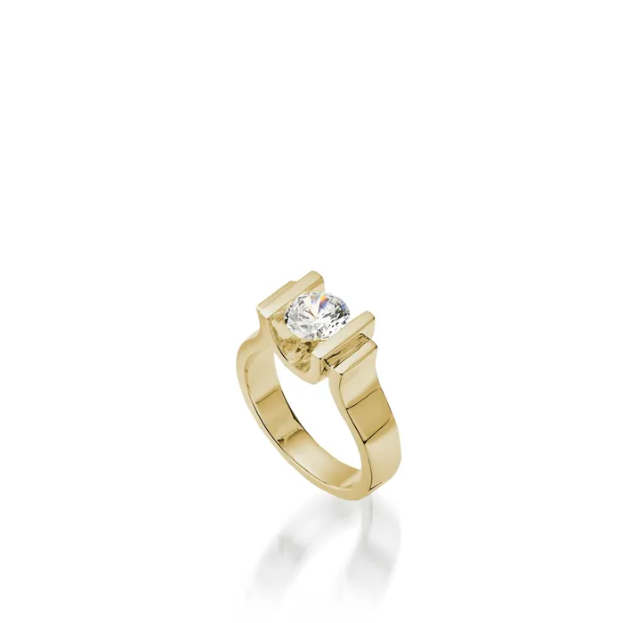 John Atencio Rings Unity White Gold Engagement Ring