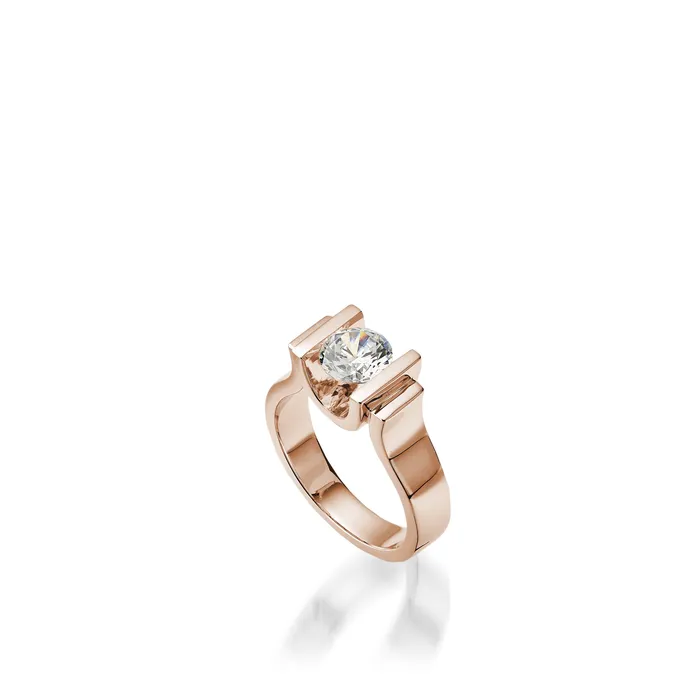 John Atencio Rings Unity White Gold Engagement Ring