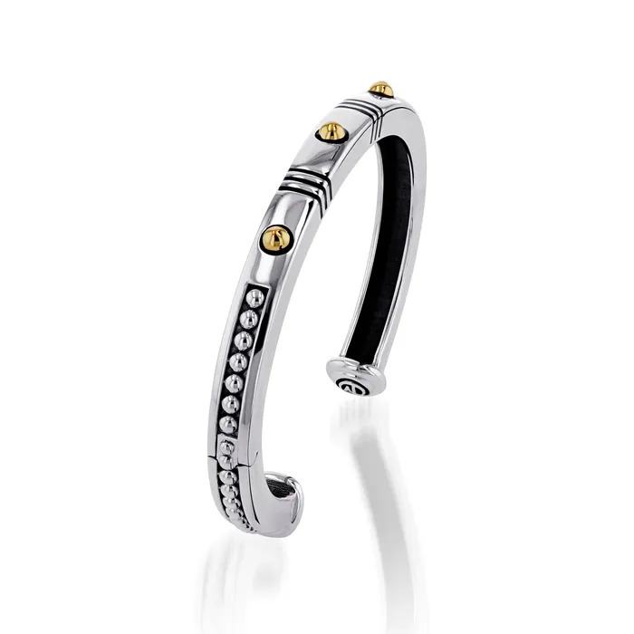 John Atencio Sahara Narrow Hinged Cuff Earrings