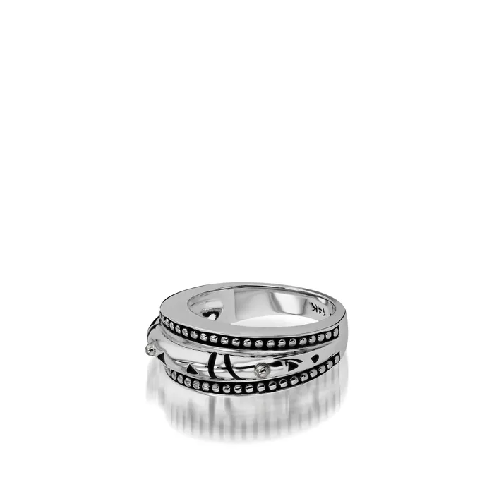 John Atencio Solar Domed Ring Rings John Atencio Solar Domed Ring Rings