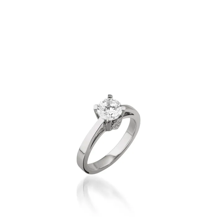 John Atencio Tribute Yellow Gold Engagement Ring Rings