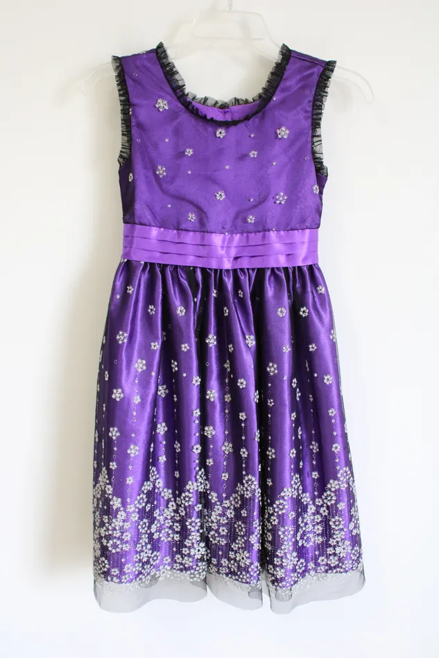 Jona Michelle Earrings Jona Michelle Purple Sparkle Dress 10