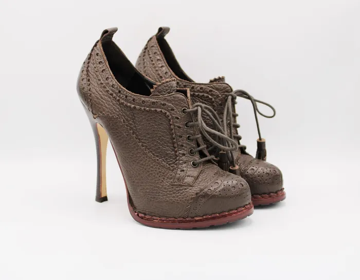 Jubilee Thrift Earrings DSQUARED2 Vero Cuoio Heels Size 36