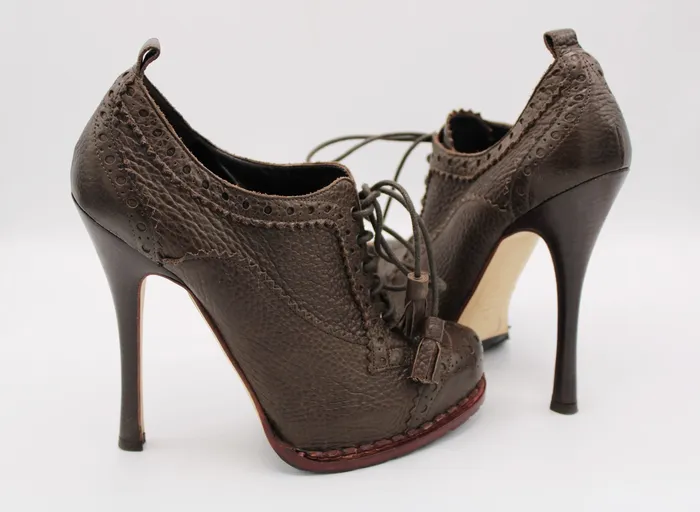 Jubilee Thrift Earrings DSQUARED2 Vero Cuoio Heels Size 36