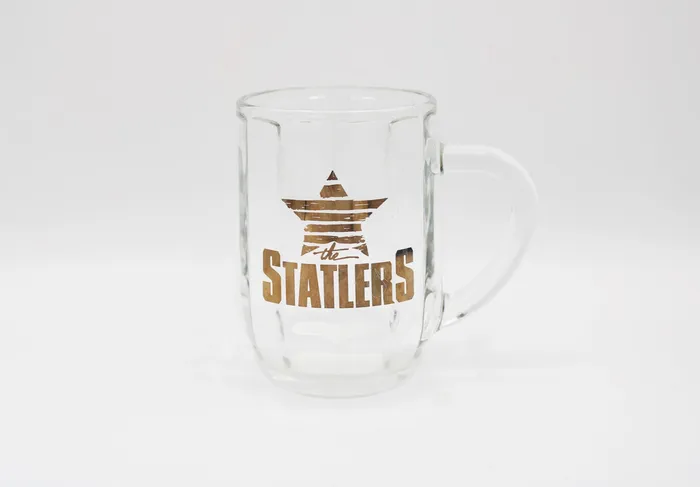 Jubilee Thrift Earrings The Statlers Glass Mug