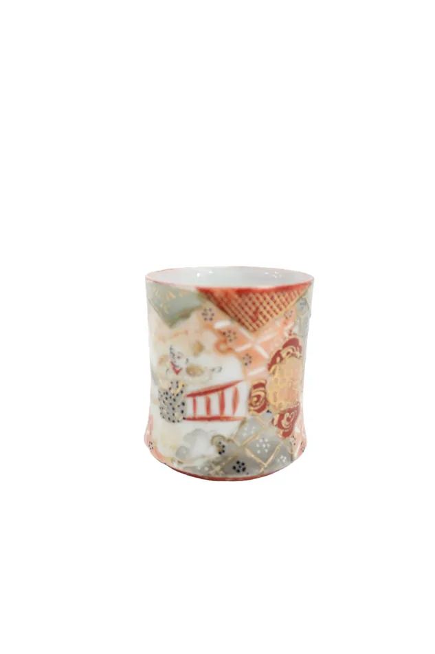 Jubilee Thrift Earrings Vintage Japanese Mini Painted Cup