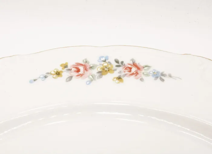 Jubilee Thrift Earrings Winterling Mayerling Germany Dinner Plate