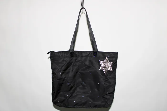 Jubilee Thrift Rings Bath Body Works Black Zippered Bag Size 13H x 16W