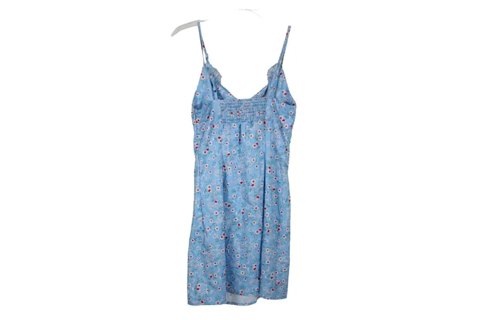 Jubilee Thrift Rings Blue Floral Dress S