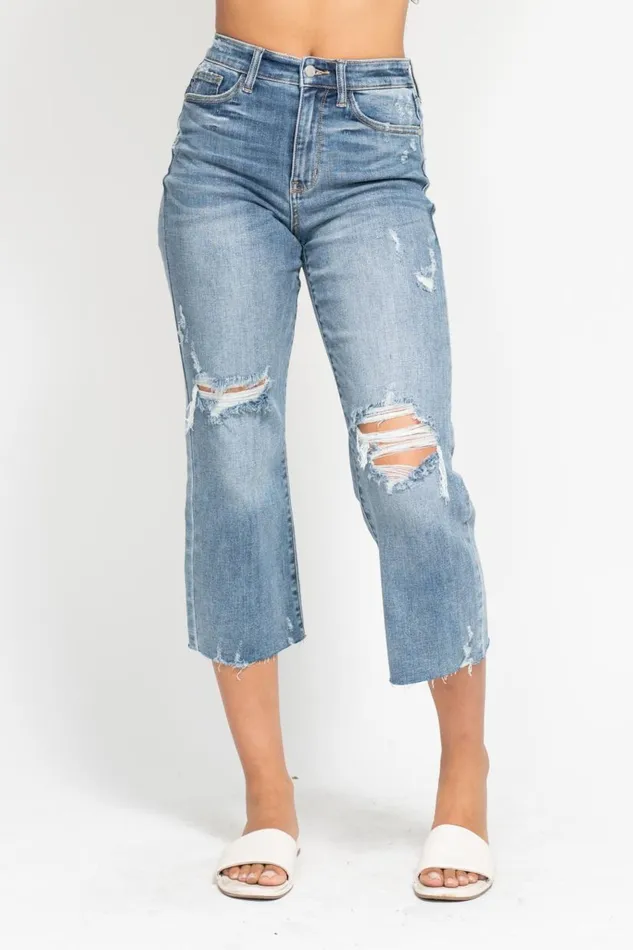 JUDY BLUE HIGH WAIST DESTROY CROP WIDE LEG JEAN LIGHT STONE JUDY BLUE Rings JUDY BLUE HIGH WAIST DESTROY CROP WIDE LEG JEAN LIGHT STONE JUDY BLUE Rings