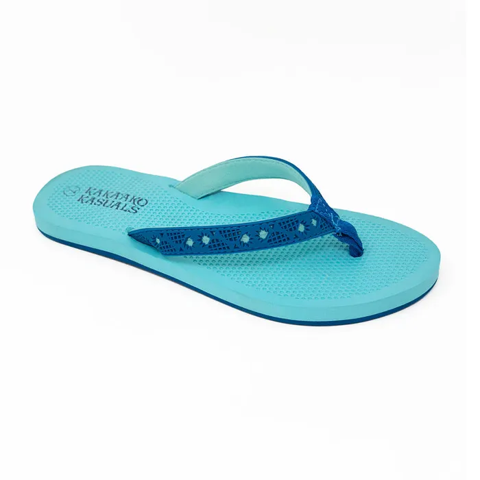Kakaako Kasuals Womens Emily Slipper Blue KAKAAKOKASUALS Rings