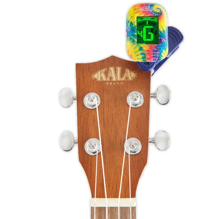 Kala Klipz Tie Dye Clip On Guitar and Ukulele Tuner KALABRAND Necklaces
