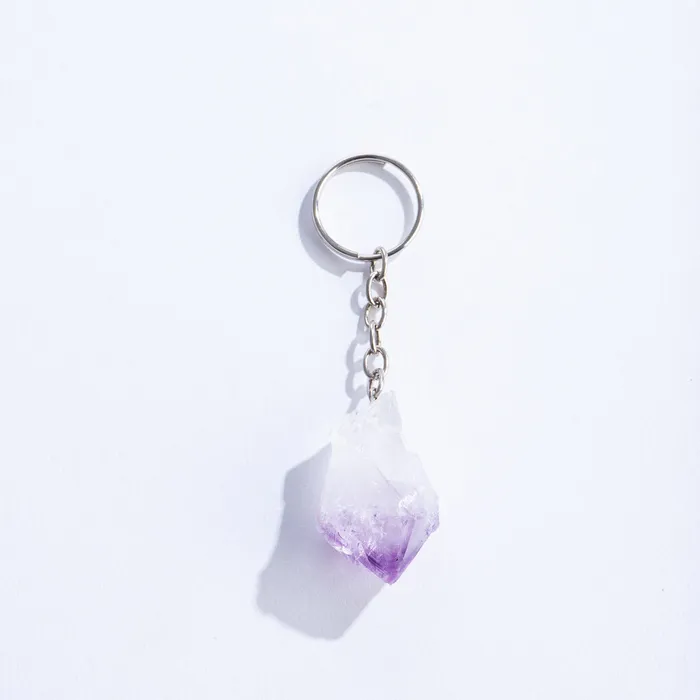 Key Chain Amethyst GEOCENTRAL Necklaces
