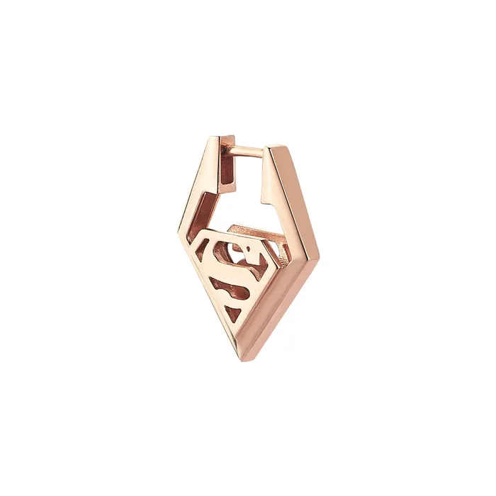 Kismet by Milka Earrings Superman Hoop Earring