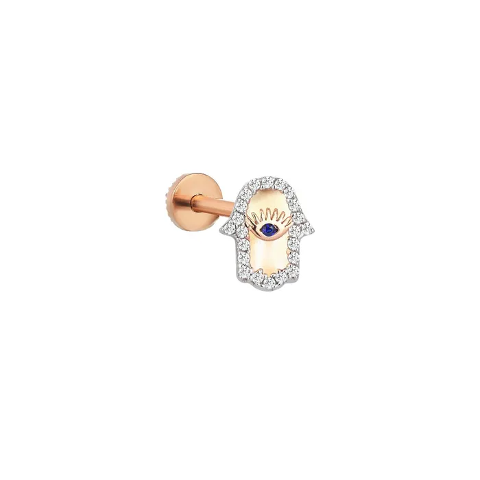 Kismet by Milka Rings Pav Hamsa Piercing