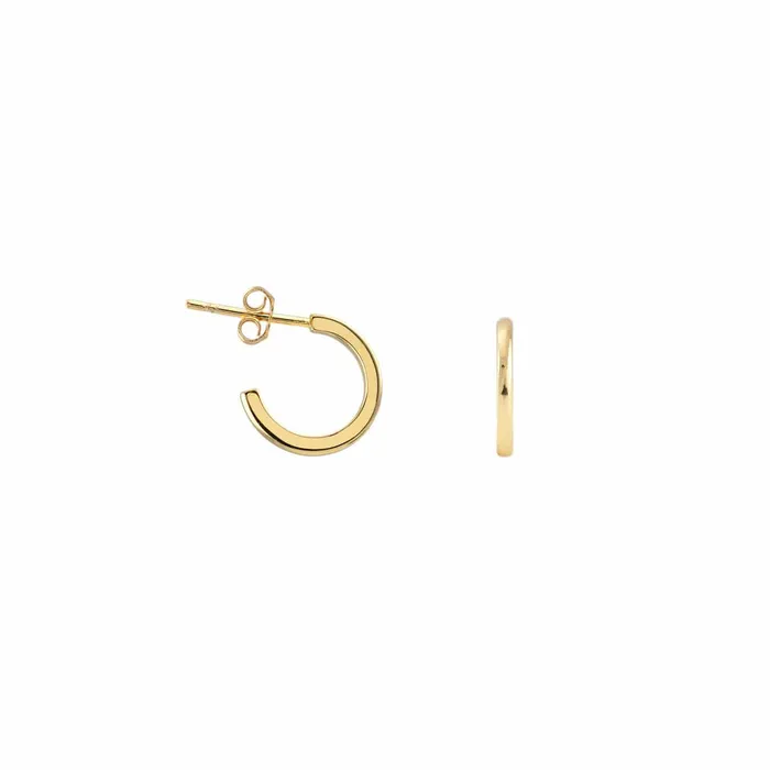 kris nations Earrings Classic Huggie Hoop Earrings