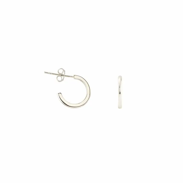 kris nations Earrings Classic Huggie Hoop Earrings