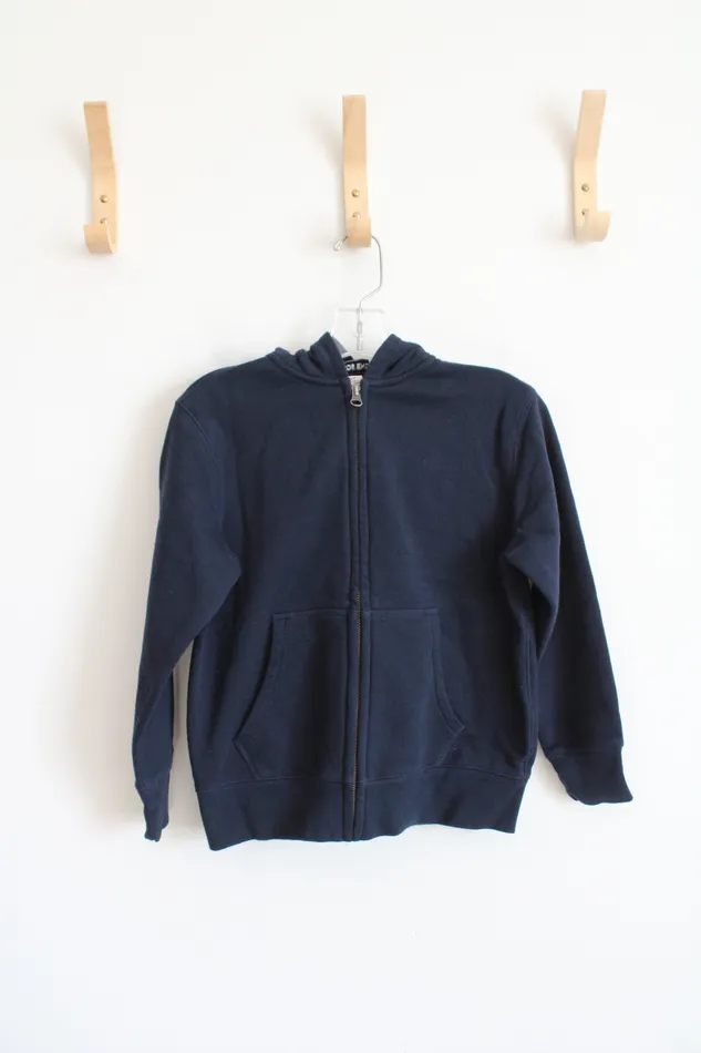 Lands End Earrings Lands End Navy Full Zip Jacket Youth S 8