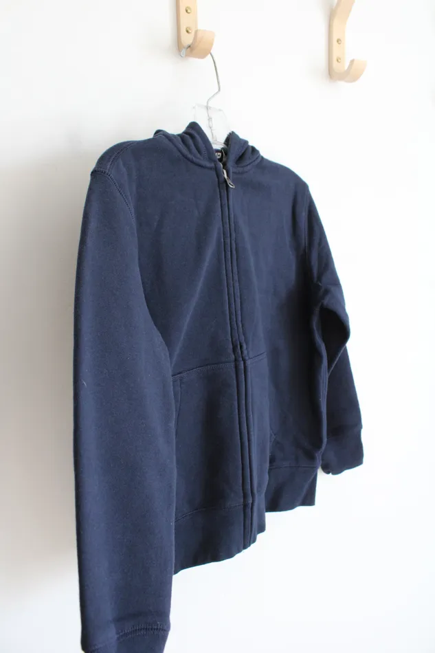 Lands End Earrings Lands End Navy Full Zip Jacket Youth S 8