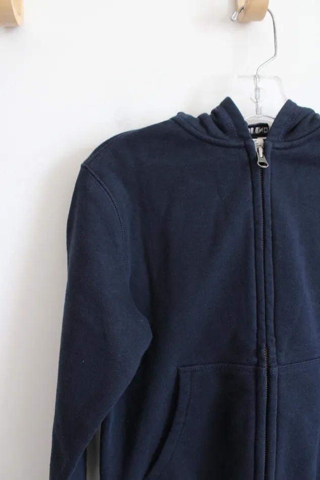 Lands End Earrings Lands End Navy Full Zip Jacket Youth S 8