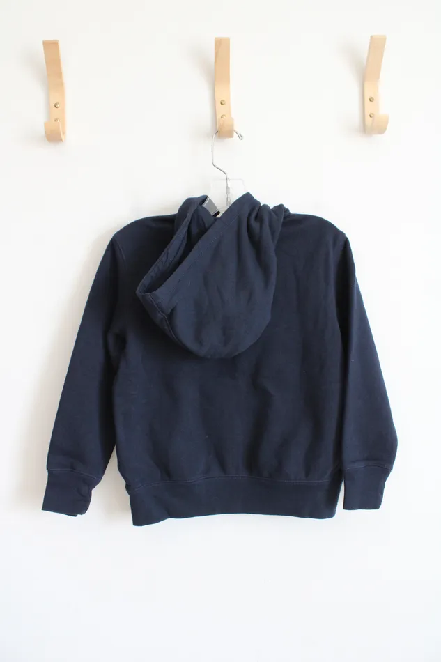 Lands End Earrings Lands End Navy Full Zip Jacket Youth S 8