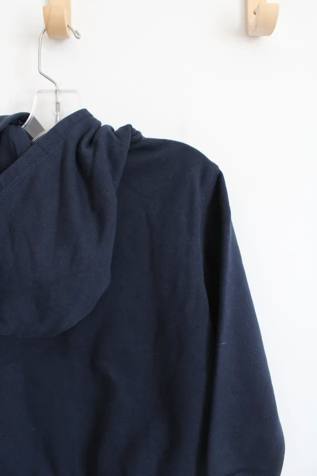 Lands End Earrings Lands End Navy Full Zip Jacket Youth S 8