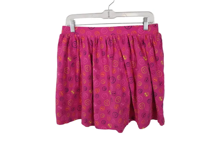 Lands End Earrings Lands End Pink Smiley Skirt Youth XL 16